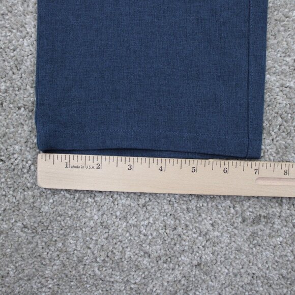 Travis Mathew Golf Pants Mens 33 Blue Polyester Stretch Flat Front w/ 34" inseam - Picture 5 of 12